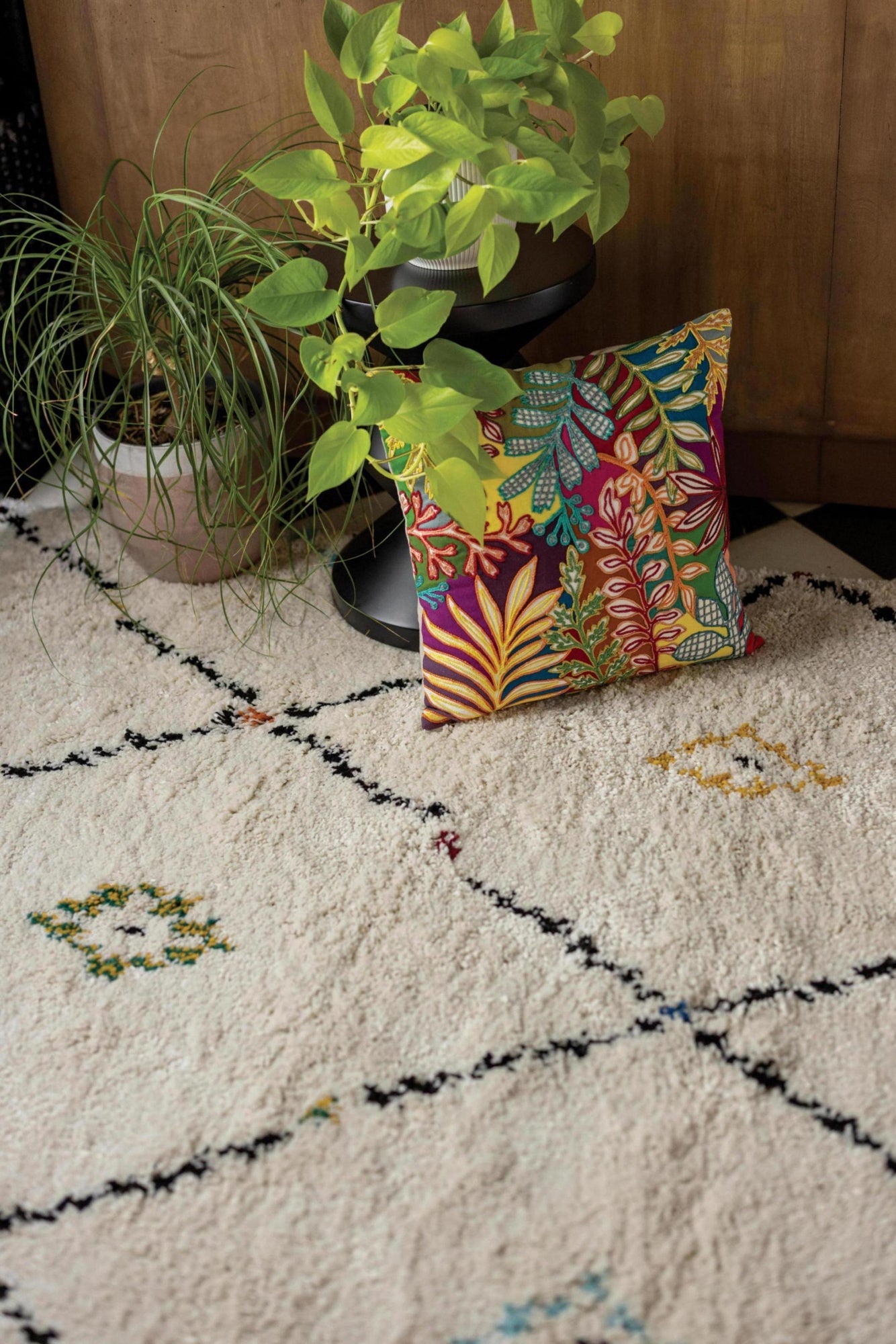 tappeto elias 2 multico, colore multico, taglia 200 x 290 x 3. facili da pulire e mantenere, perfetti per la vita quotidiana