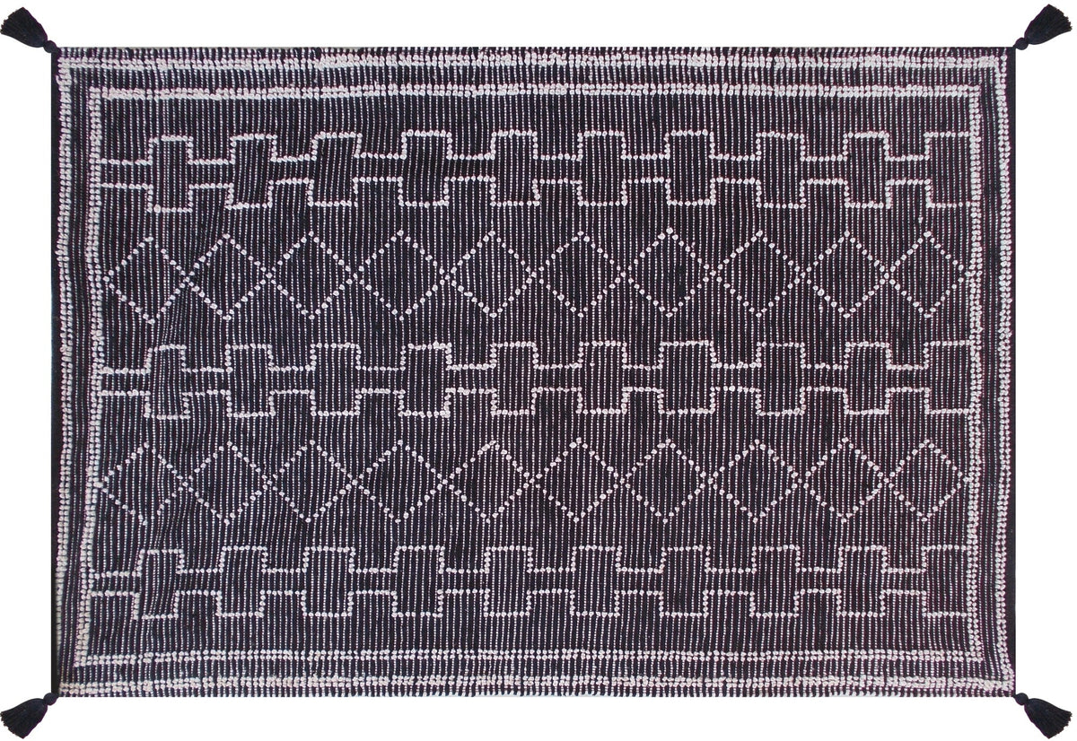 tappeto gimie carbone/avorio, colore carbone/avorio, taglia 190 x 290. tappeti di design per arredare con stile ogni ambiente della casa