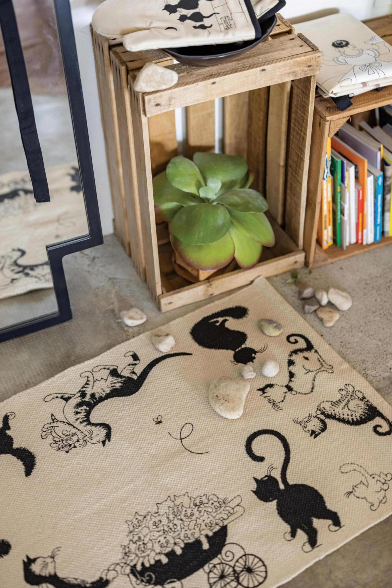 tappeto dubout ecru, colore ecru, taglia 60 x 90. materiali naturali e sostenibili per un comfort ecologico e duraturo