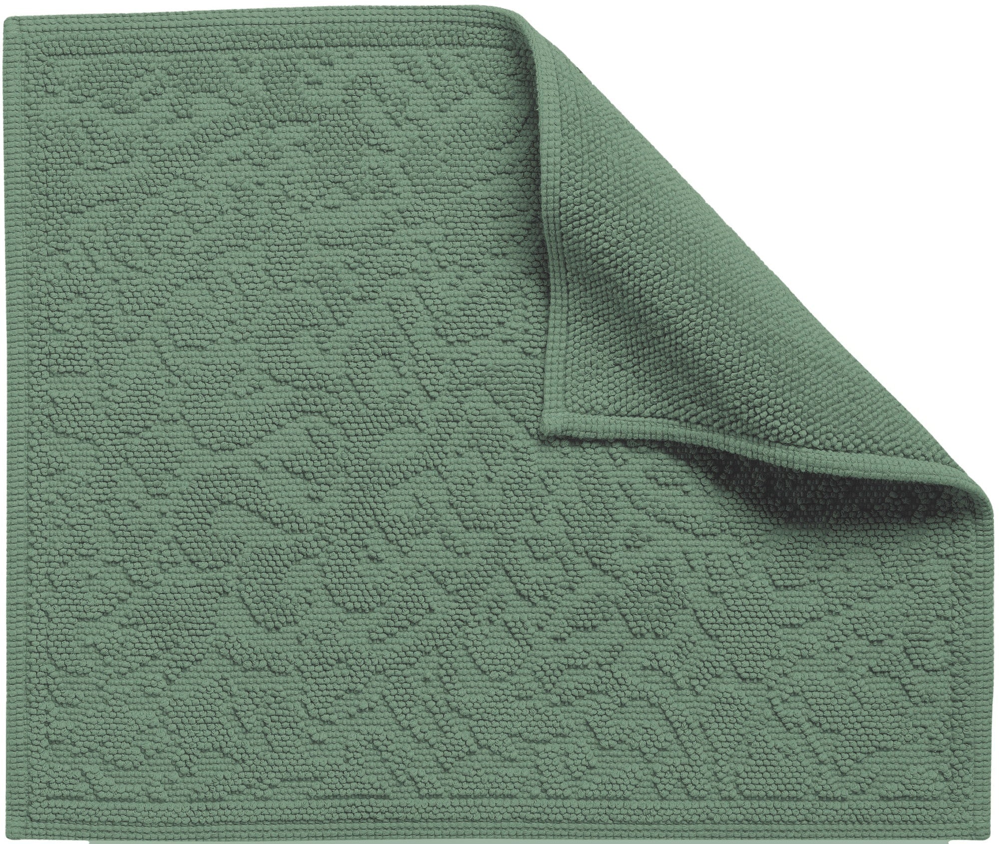 tappeto da bagno gilda timo, colore timo, taglia 54 x 64. in 100% cotone, garantisce comfort e assorbenza post-doccia