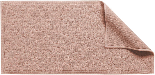 tappeto da bagno gilda aubepine, colore aubepine, taglia 54 x 110. in 100% cotone, garantisce comfort e assorbenza post-doccia