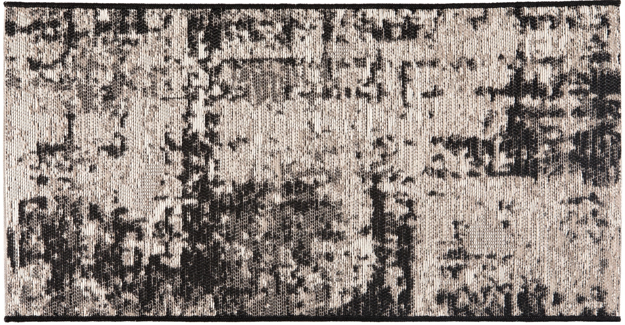 tappeto outdoor catania 2 nero, colore nero, taglia 60 x 110. dettaglio del prodotto da bagno