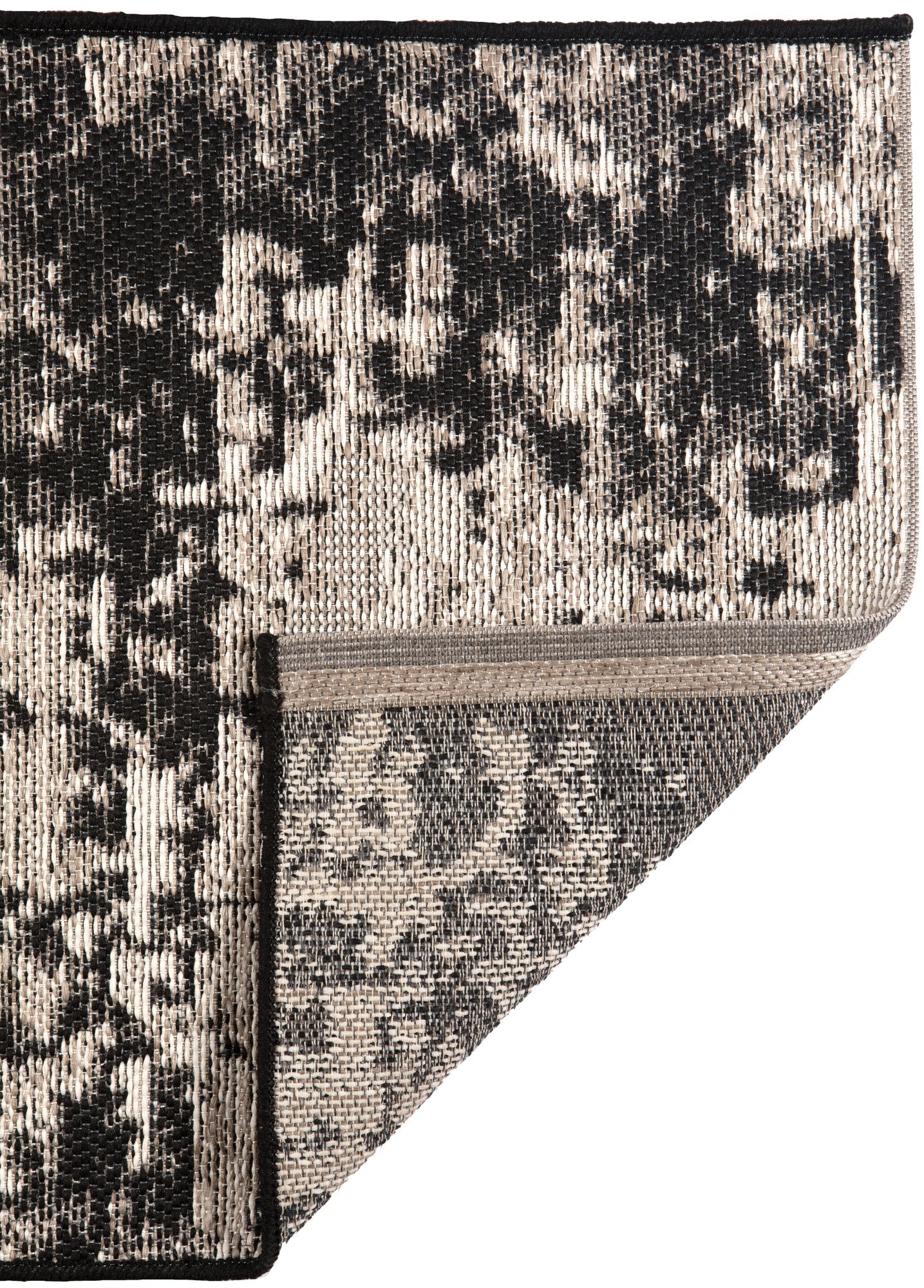 tappeto outdoor catania 2 nero, colore nero, taglia 60 x 110. dettaglio del prodotto da bagno