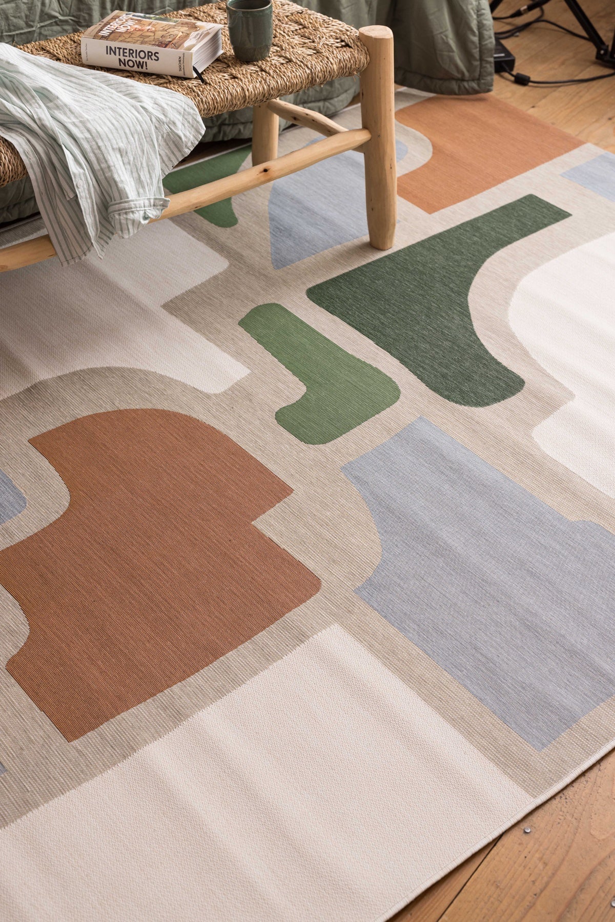 tappeto outdoor kairi multico, colore multico, taglia 67 x 200 x 1. dettaglio del prodotto da bagno