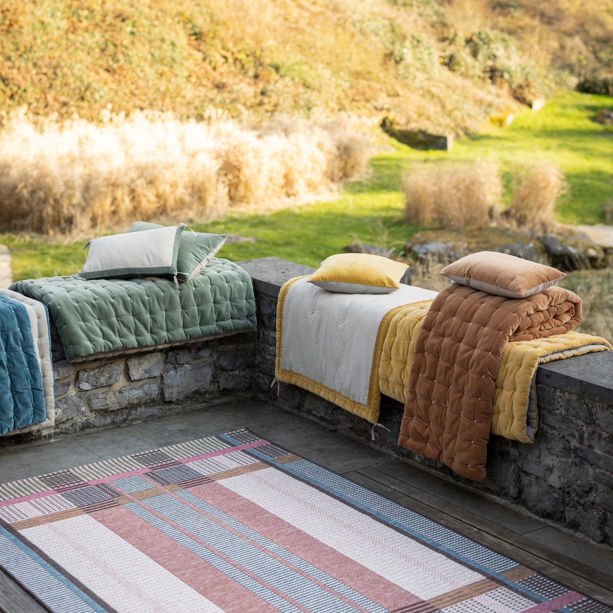 tappeto outdoor kael multico, colore multico, taglia 160 x 230 x 1. dettaglio del prodotto da bagno