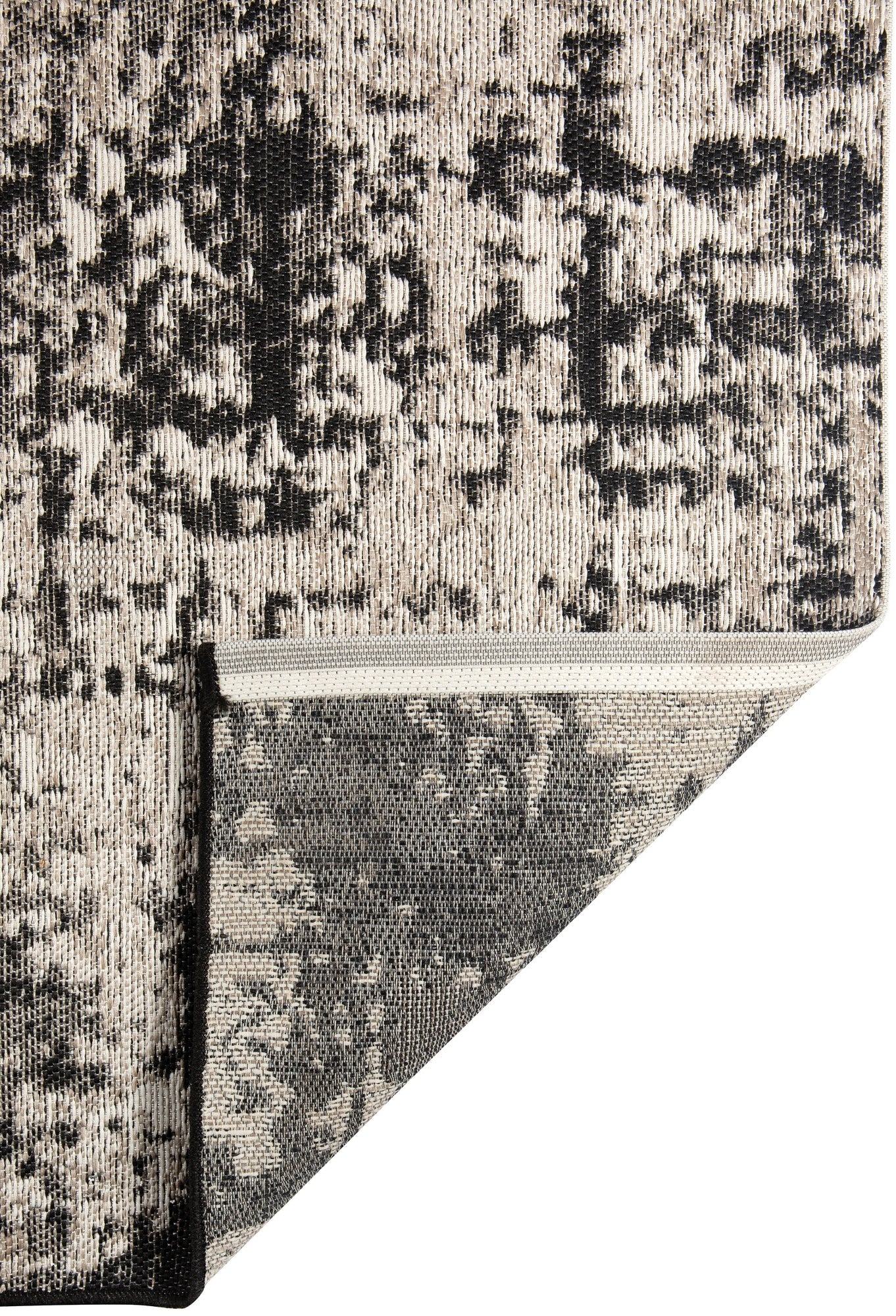 tappeto outdoor catania 2 nero, colore nero, taglia 120 x 170. dettaglio del prodotto da bagno