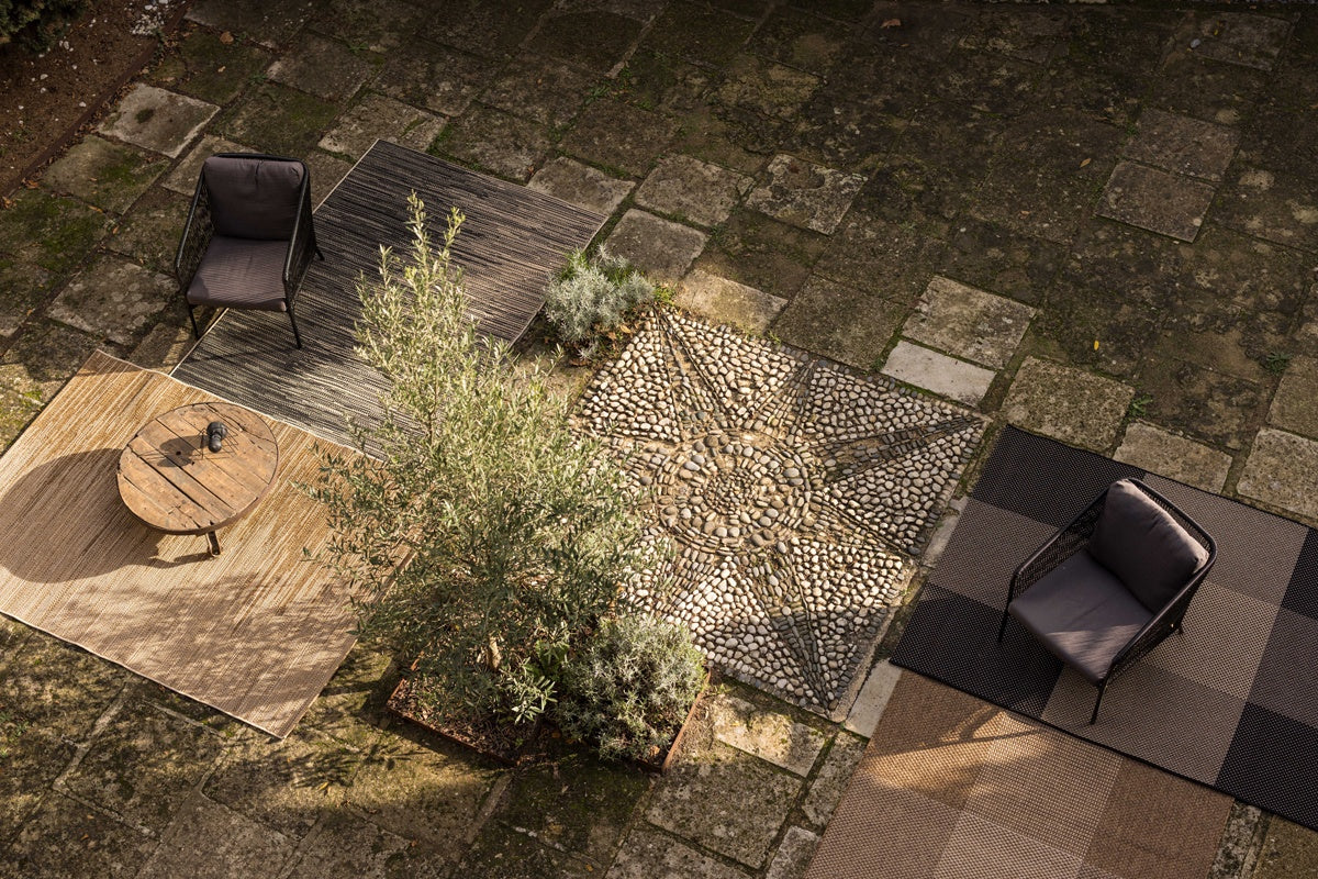 tappeto outdoor carry naturale, colore naturale, taglia 120 x 170 x 1. dettaglio del prodotto da bagno