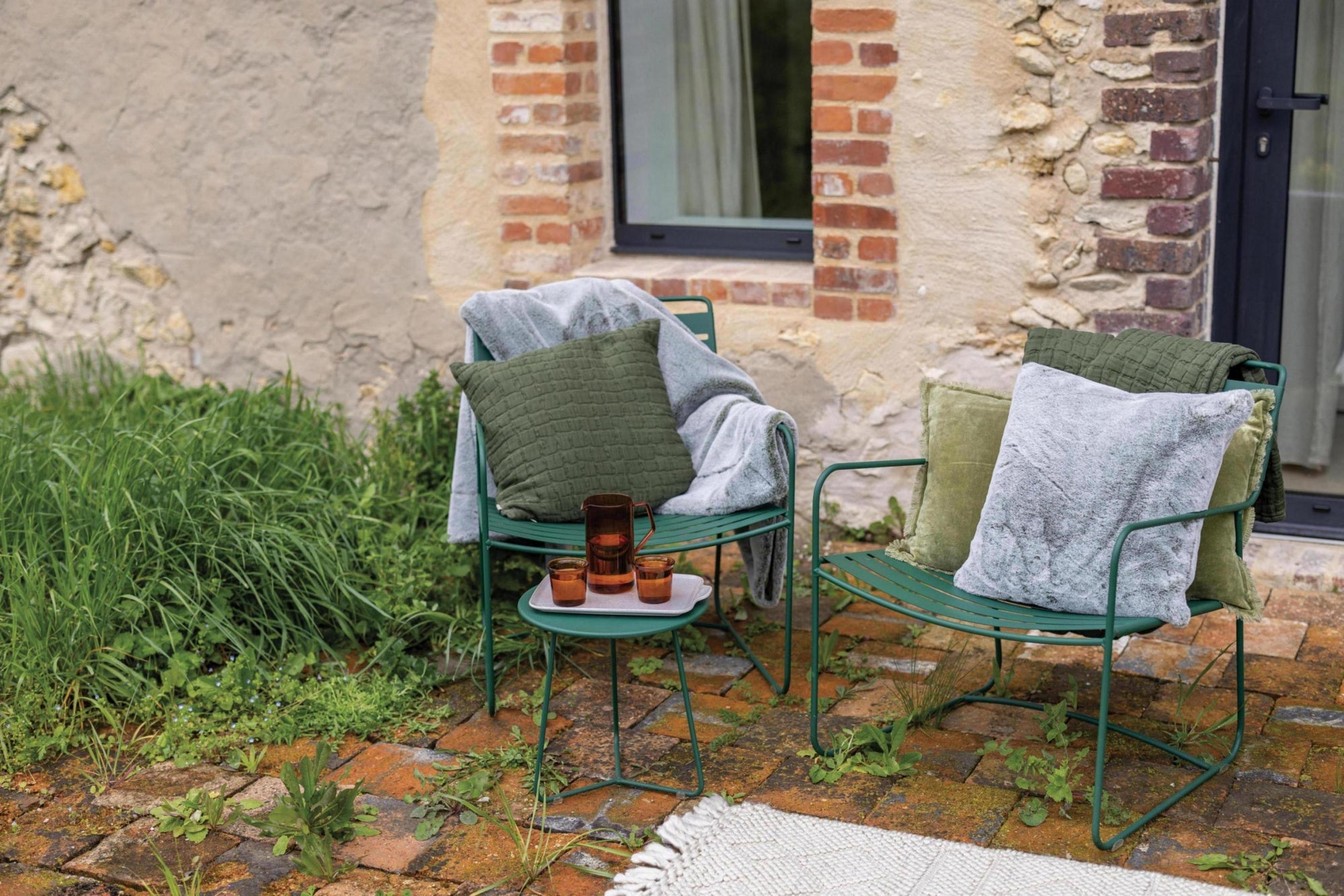 tappeto outdoor soan neve, colore neve, taglia 120 x 170. dettaglio del prodotto da bagno