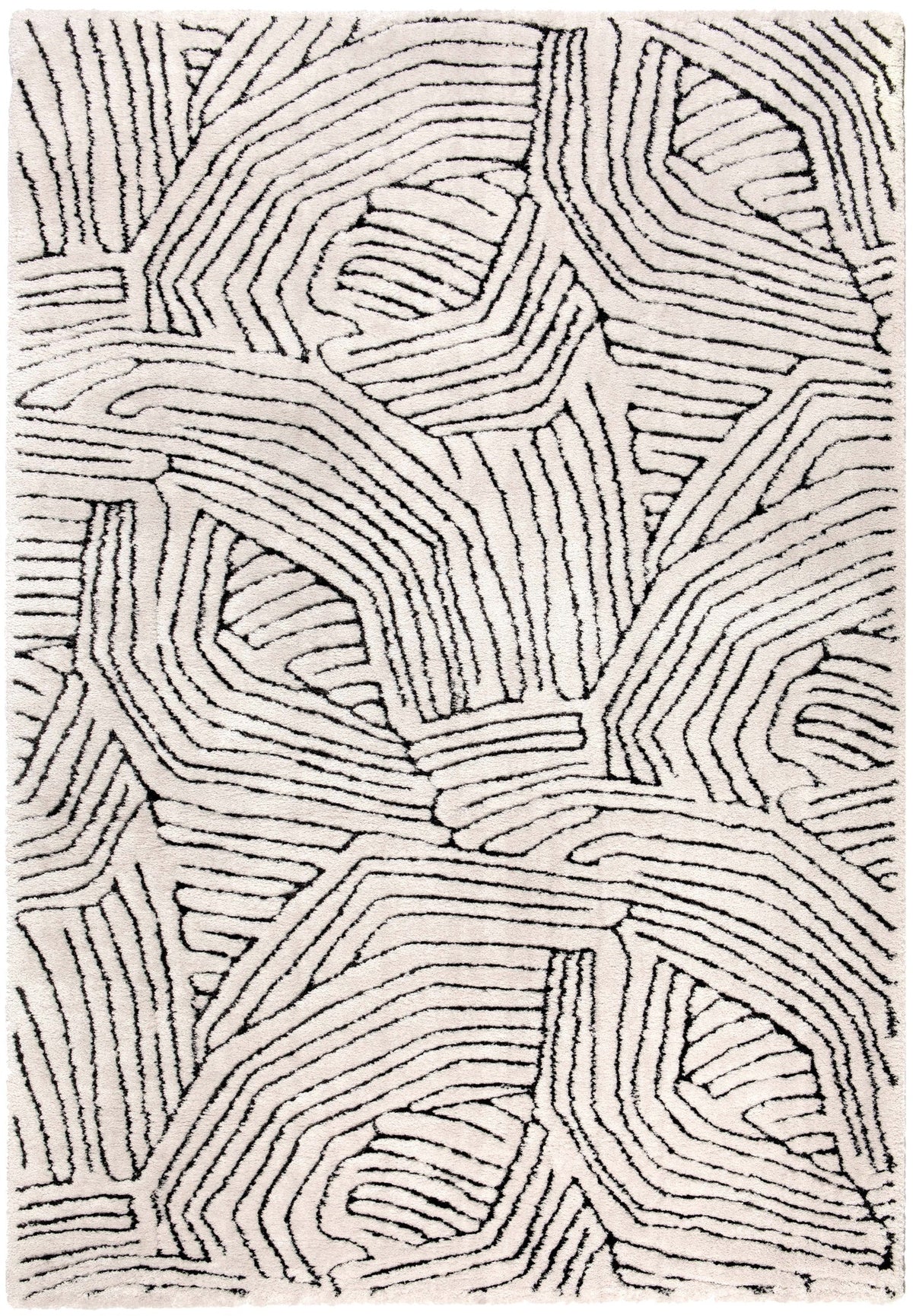 tappeto riciclato paulin neve, colore neve, taglia 160 x 230 x 2. tappeti di design per arredare con stile ogni ambiente della casa