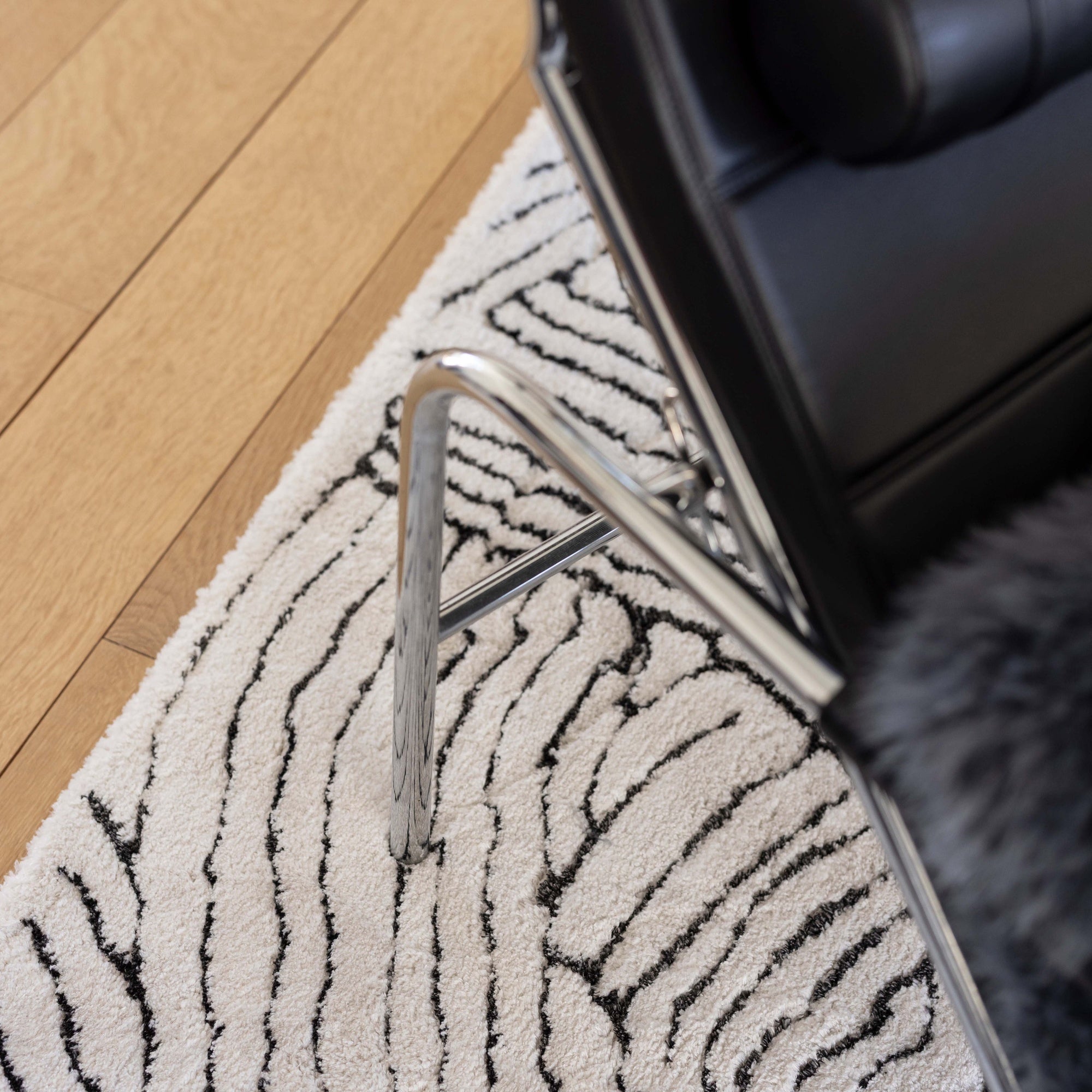 tappeto riciclato paulin neve, colore neve, taglia 160 x 230 x 2. realizzati con fibre naturali per un’impronta ecologica responsabile