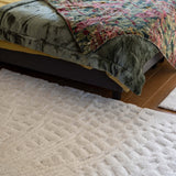 tappeto riciclato ewan avorio, colore avorio, taglia 160 x 230 x 2. facili da pulire e mantenere, perfetti per la vita quotidiana