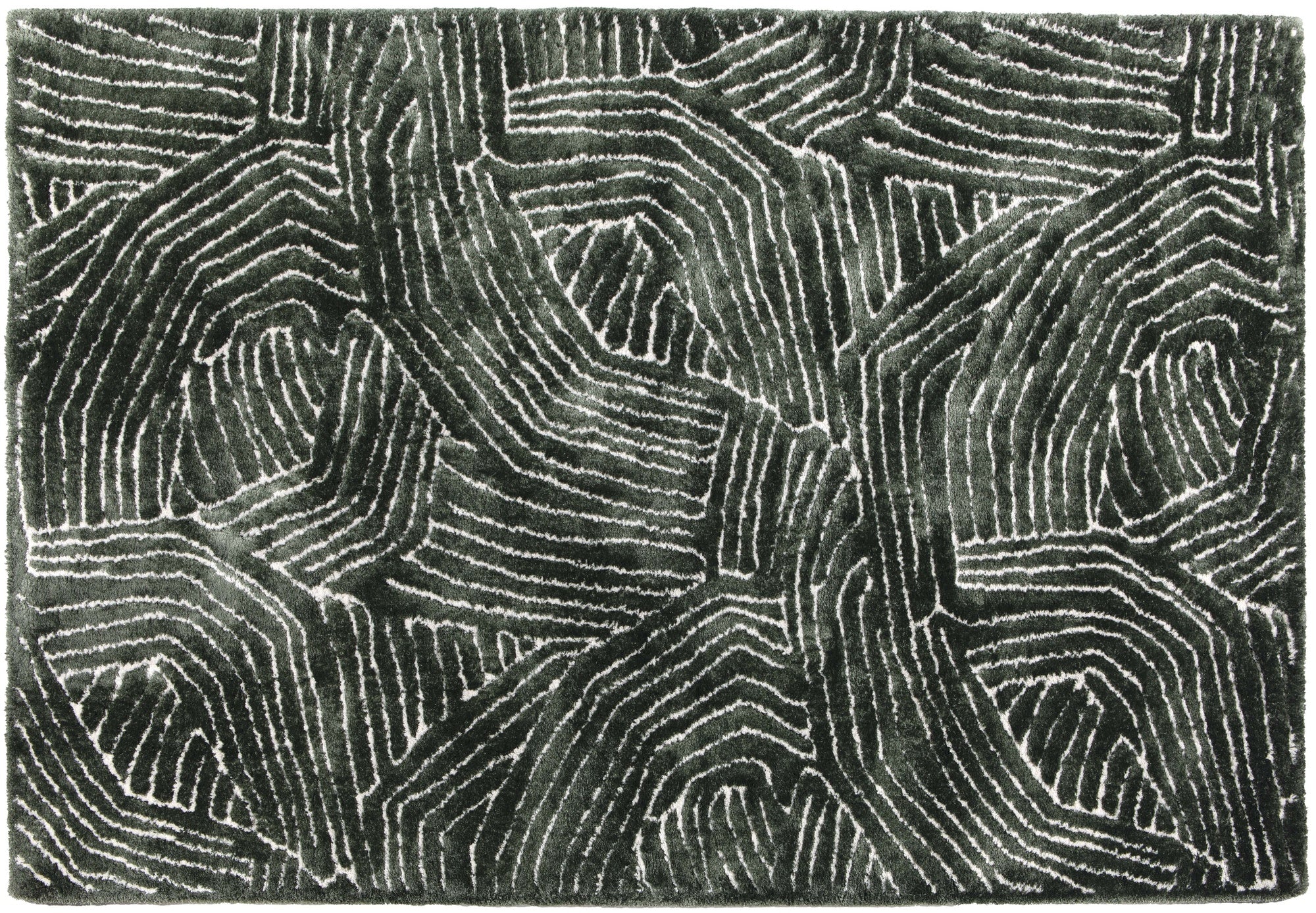 tappeto riciclato paulin timo, colore timo, taglia 200 x 290 x 2. tappeti di design per arredare con stile ogni ambiente della casa