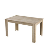 tavolo allungabile tony colore rovere 140x90x78 cm., vista ambientata in spazi open space moderni