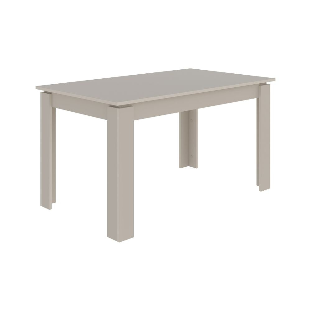 tavolo allungabile tolmen cashmere 140x80 allungabile a 190 cm., vista ambientata in spazi open space moderni