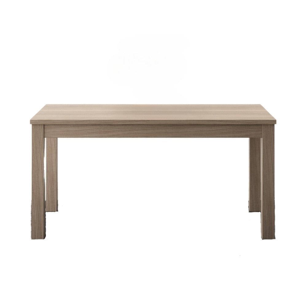 tavolo allungabile firenze 120x80 olmo, dettaglio della superficie allungata e gambe robuste