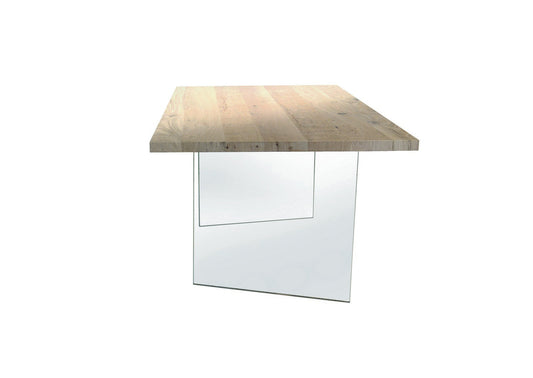 tavolo capraia rovere impiallacciato sp. 4 160×90 cm, dettaglio della struttura in legno o metallo