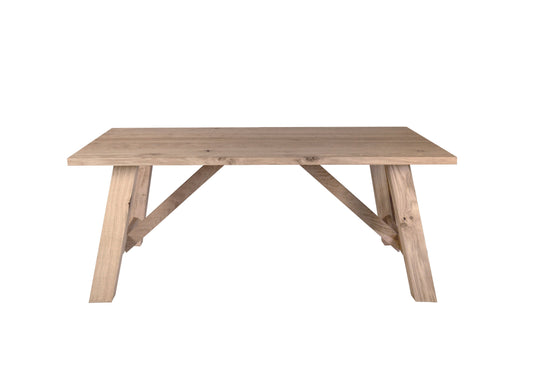 tavolo loreto rovere impiallacciato sp. 4 160×90 cm, dettaglio della struttura in legno o metallo