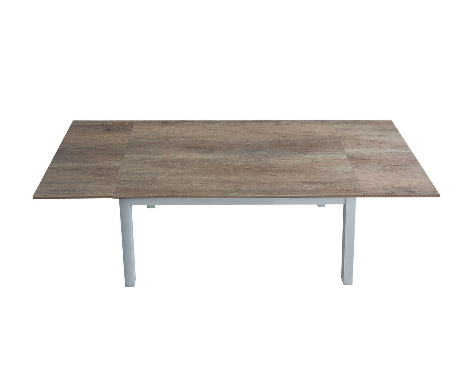 tavolo positano allungabile in legno bicolore 110×70 cm – 190×70 cm, design moderno per ambienti contemporanei