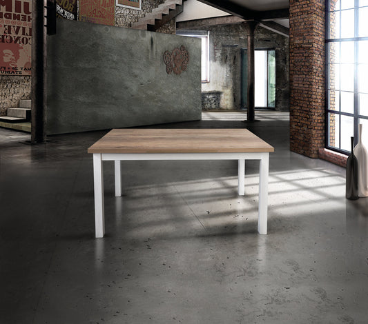 tavolo positano allungabile 130×80 cm – 210×80 cm, tavolo elegante adatto a sala da pranzo o cucina