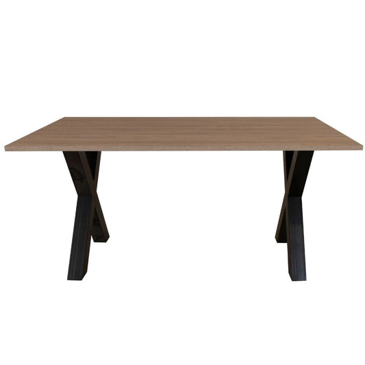 tavolo rettangolare gulliver 160x80 noce, tavolo rettangolare ampio per cucina o soggiorno