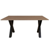 tavolo rettangolare gulliver 160x80 noce, tavolo rettangolare ampio per cucina o soggiorno