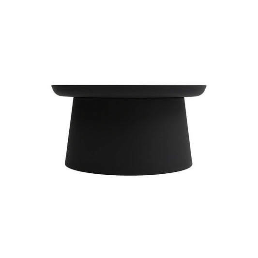 tavolino ibiza in polipropilene nero 70×36 cm, dettaglio della struttura resistente alle intemperie