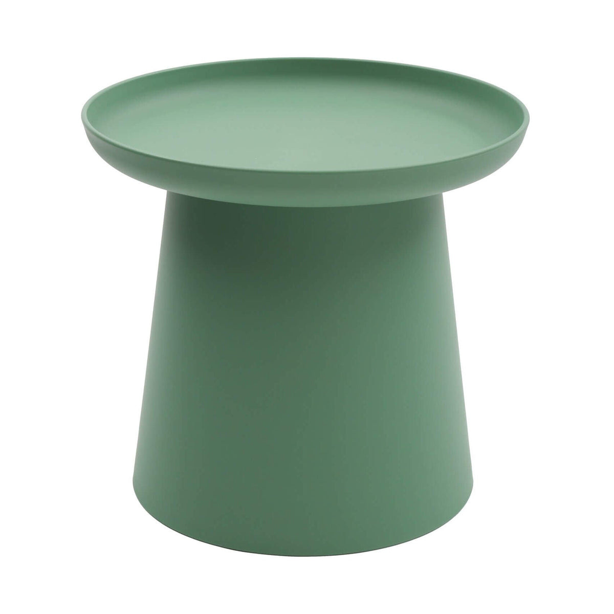 tavolino ibiza in polipropilene verde 50×46 cm, tavolino da giardino ideale per relax all’aperto