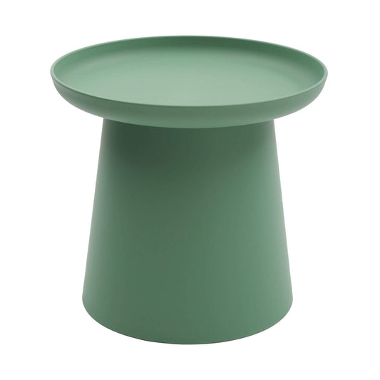 tavolino ibiza in polipropilene verde 50×46 cm, tavolino da giardino ideale per relax all’aperto