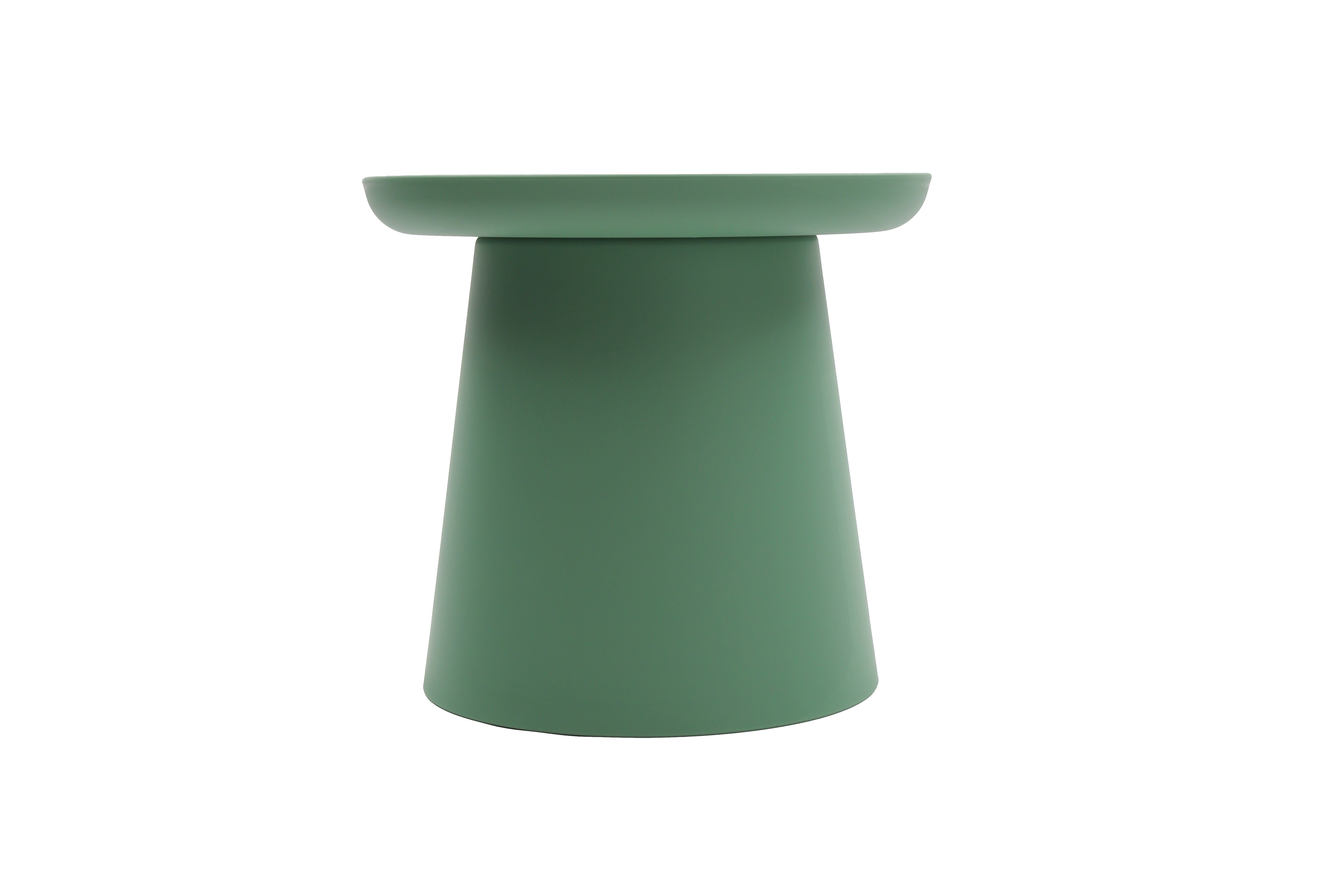 tavolino ibiza in polipropilene verde 50×46 cm, vista ambientata su terrazza o veranda