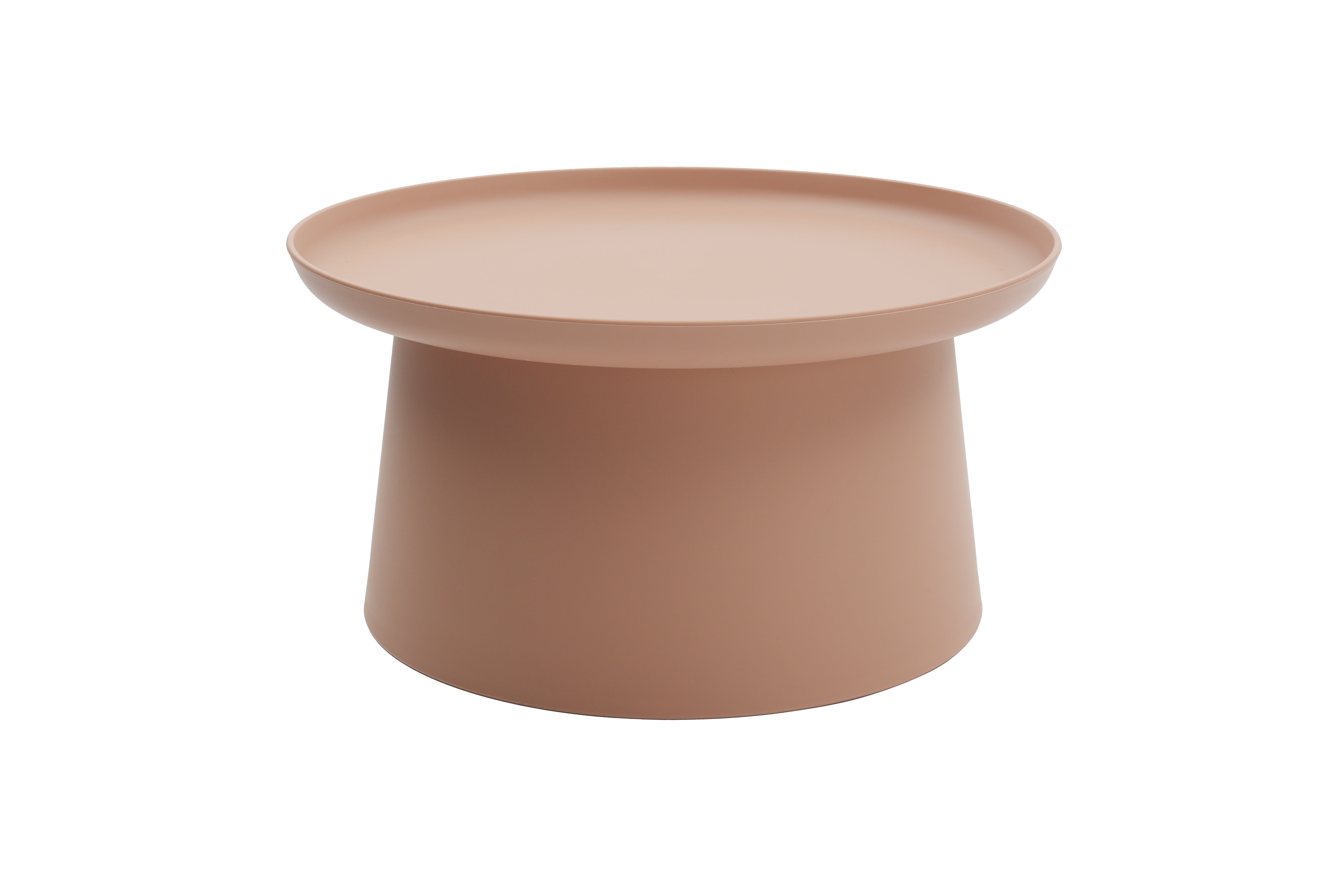 tavolino ibiza in polipropilene rosa 70×36 cm, tavolino da giardino ideale per relax all’aperto