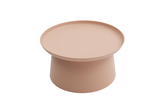 tavolino ibiza in polipropilene rosa 70×36 cm, dettaglio della struttura resistente alle intemperie