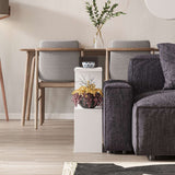 tavolino da salotto homemania in colore bianco, ideale per appoggiare decorazioni o accessori