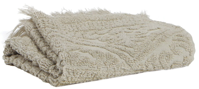 asciugamano da doccia zoe lino, colore lino, taglia 70 x 140. telo da bagno piegato in modo ordinato su fondo bianco