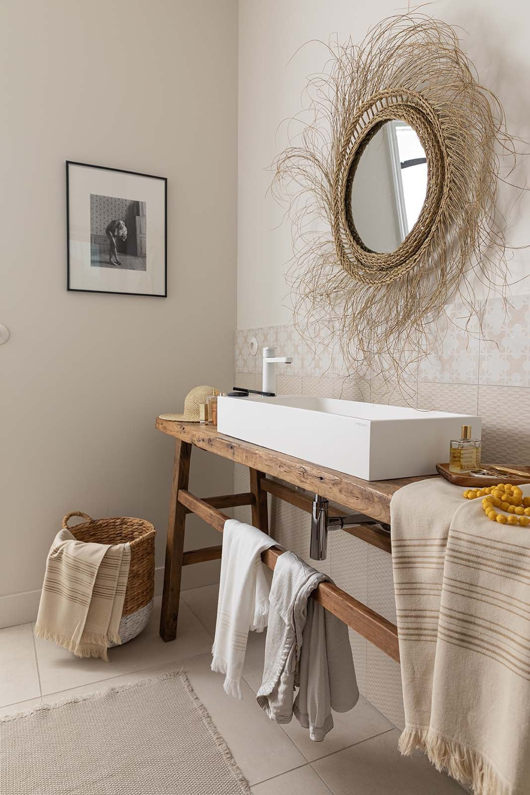 telo hammam cancun lino, colore lino, taglia 90 x 180. realizzato in 100% cotone, leggero e perfetto per spa o hammam