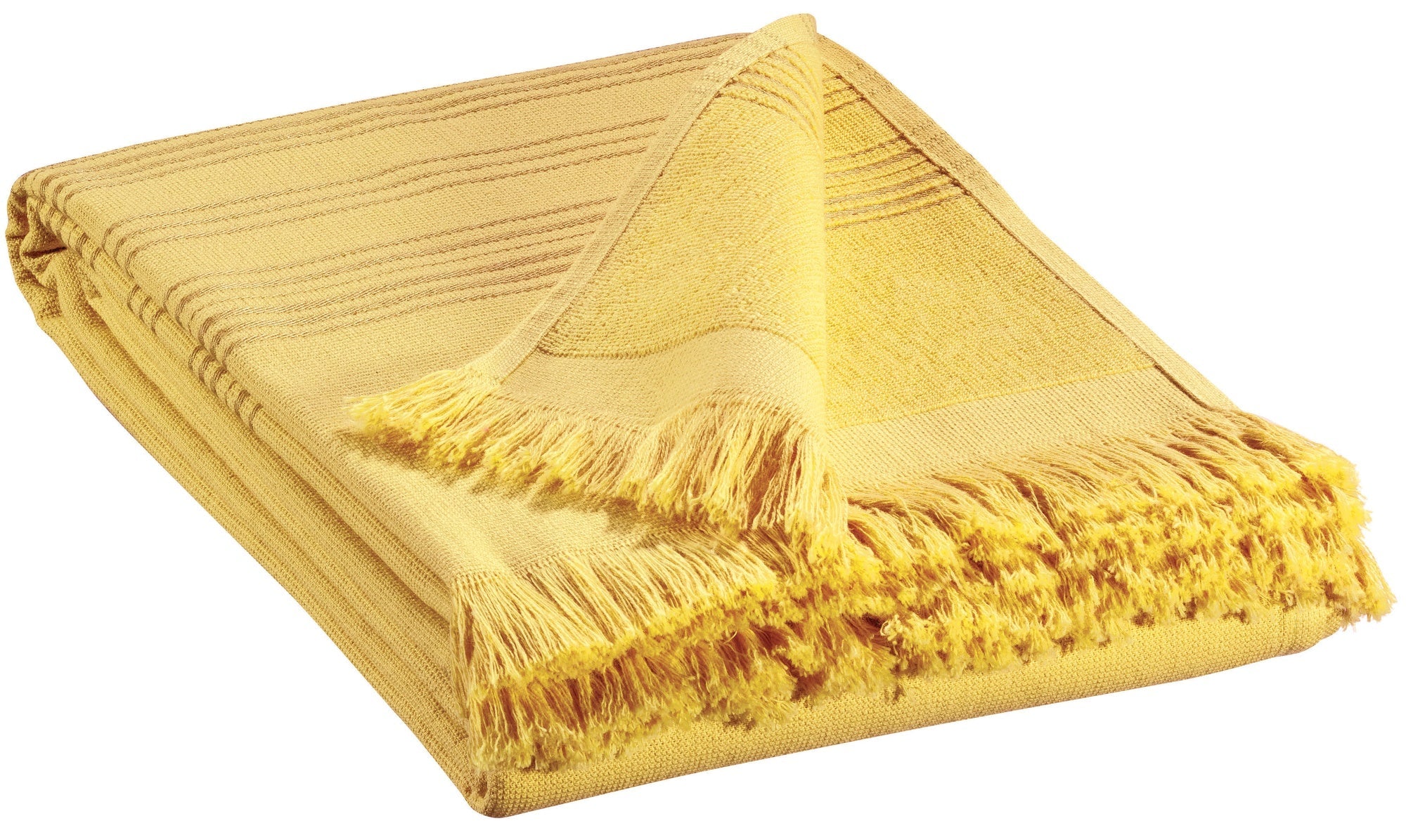 telo hammam cancun curry, colore curry, taglia 90 x 180. telo hammam elegante piegato con cura su sfondo neutro