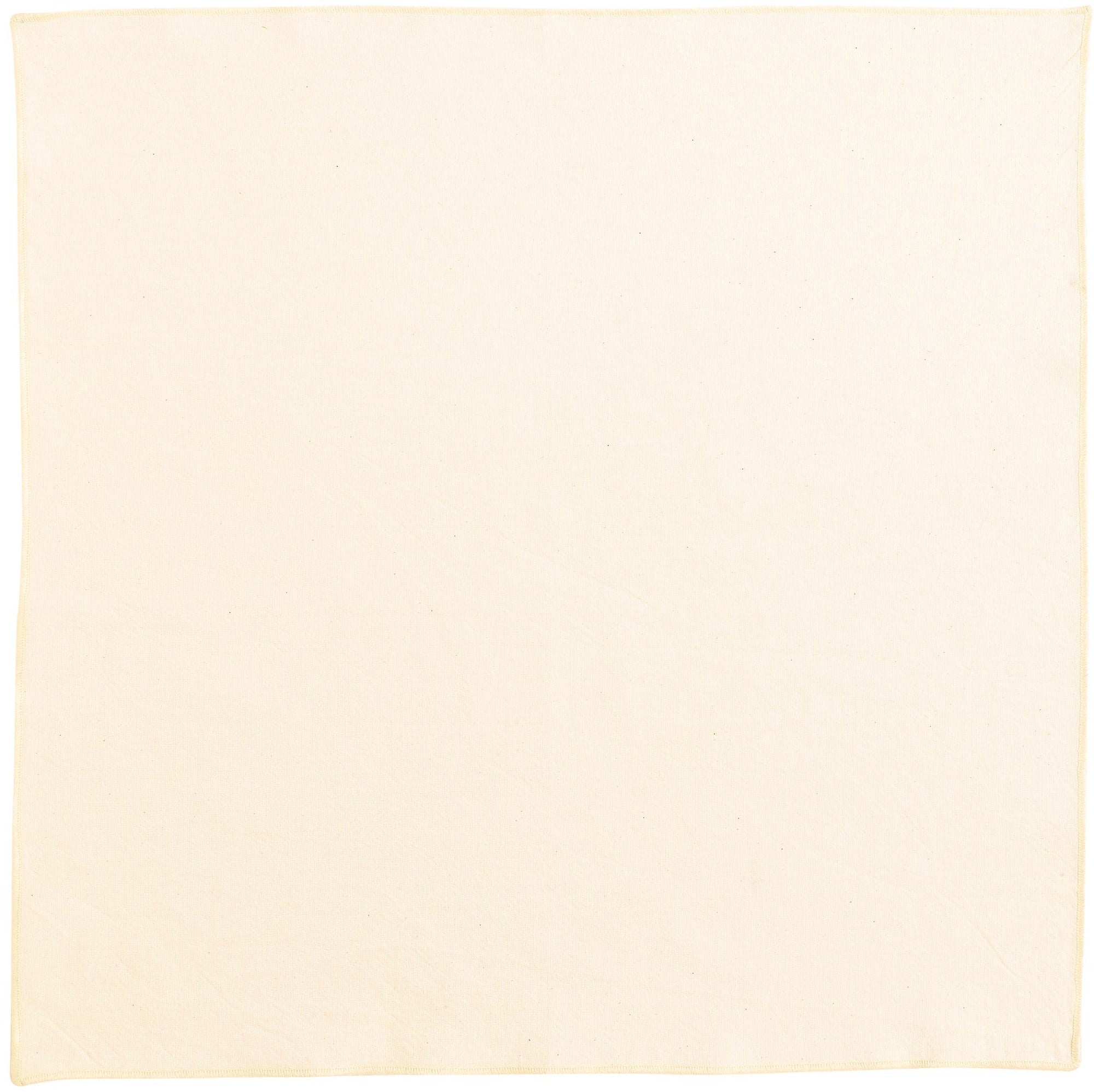 tovagliolo riciclato yuna avorio, colore avorio, taglia 50 x 50. tovagliolo piegato con cura su sfondo neutro, dettaglio tessuto e cuciture