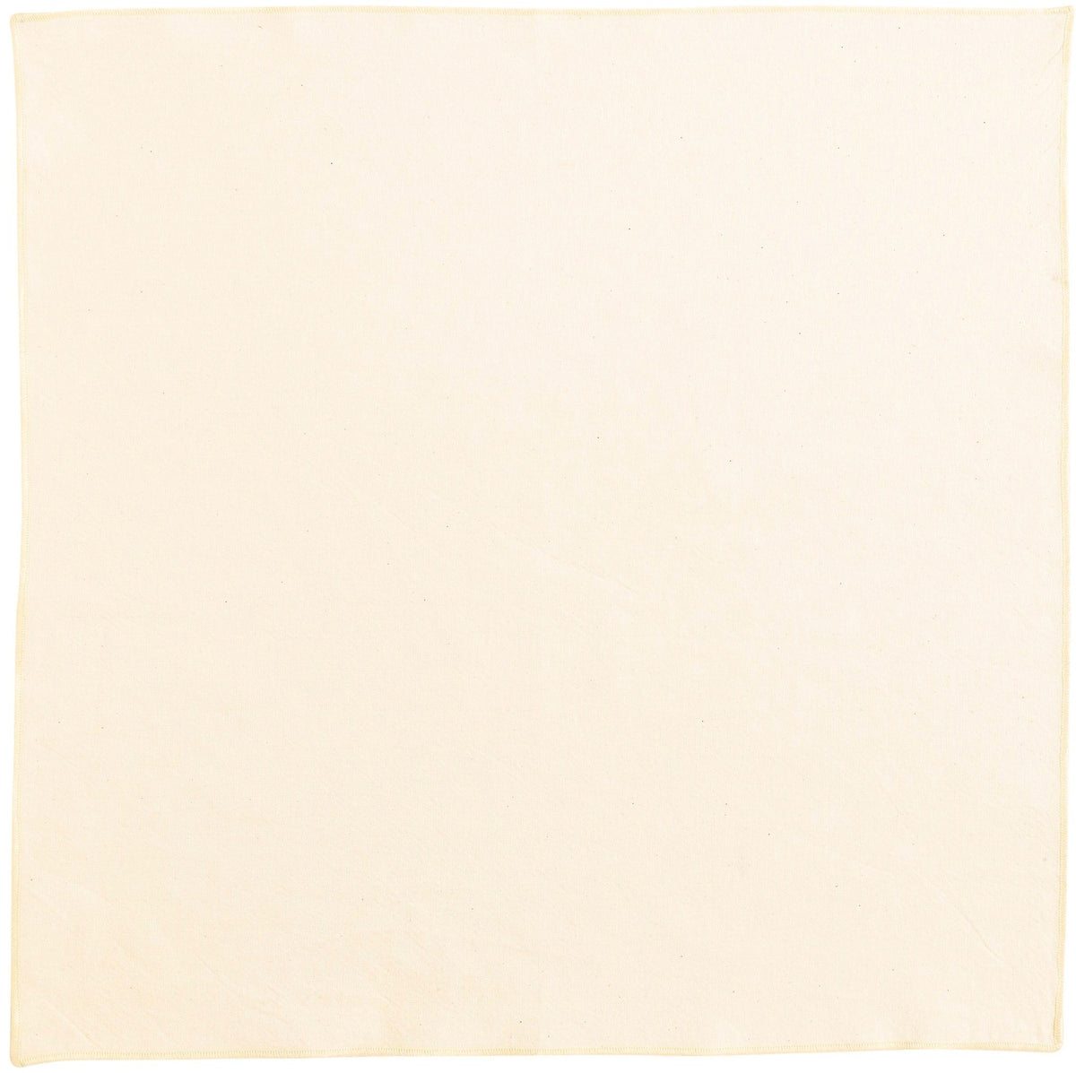 tovagliolo riciclato yuna avorio, colore avorio, taglia 50 x 50. tovagliolo piegato con cura su sfondo neutro, dettaglio tessuto e cuciture