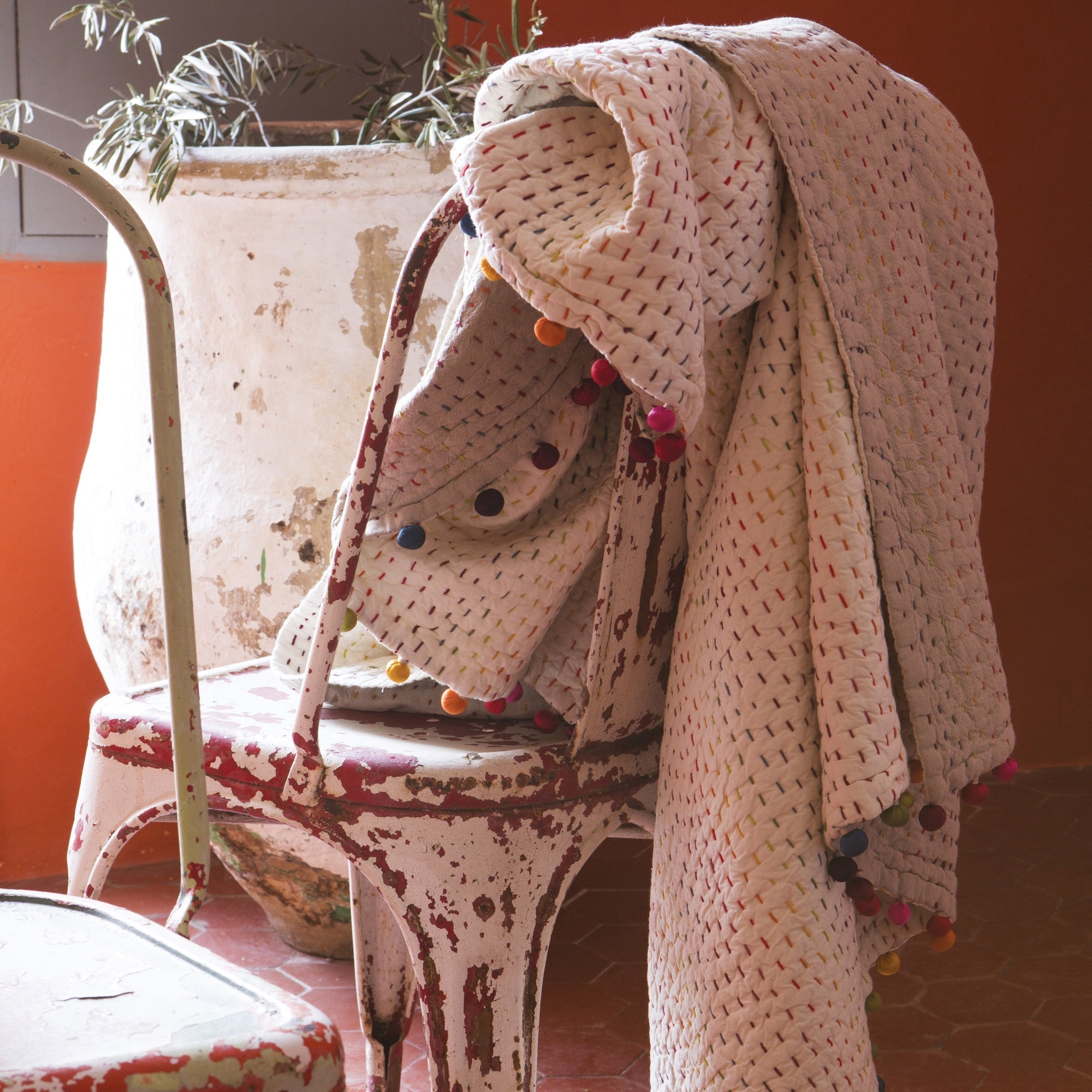 trapunta unita gastounet multico, colore multico, taglia 220 x 220. imbottitura calda e tessuto elegante, perfetta per...