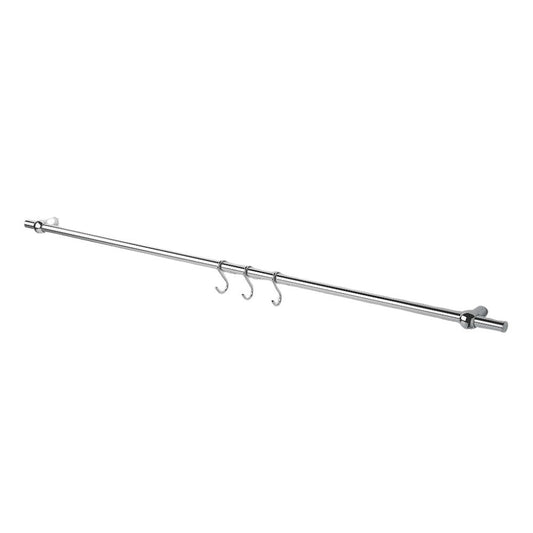 asta appendi mestoli kitcromo90 4 ganci 90 cm cromo, accessori utili per cucinare ogni giorno