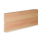 zoccolo per cucina in pvc barra 4 mtl h12 colore faggio listellare, zoccolo per cucina visto frontalmente