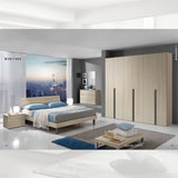 Comodino Manitoba 2 cassetti colore olmo