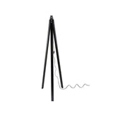 Lampada da terra Deco MDL3010 treppiede legno nero