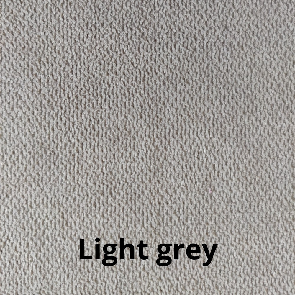 Letto singolo Ascoli contenitore in tessuto grigio chiaro