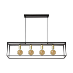 Lucide RUBEN Black chandeliers, suspensions and ceiling lights