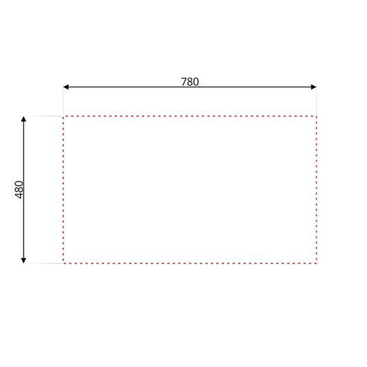Samet Lavello incasso SA278 86x50 cm sinistro