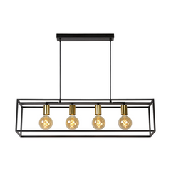 Lucide RUBEN Black chandeliers, suspensions and ceiling lights