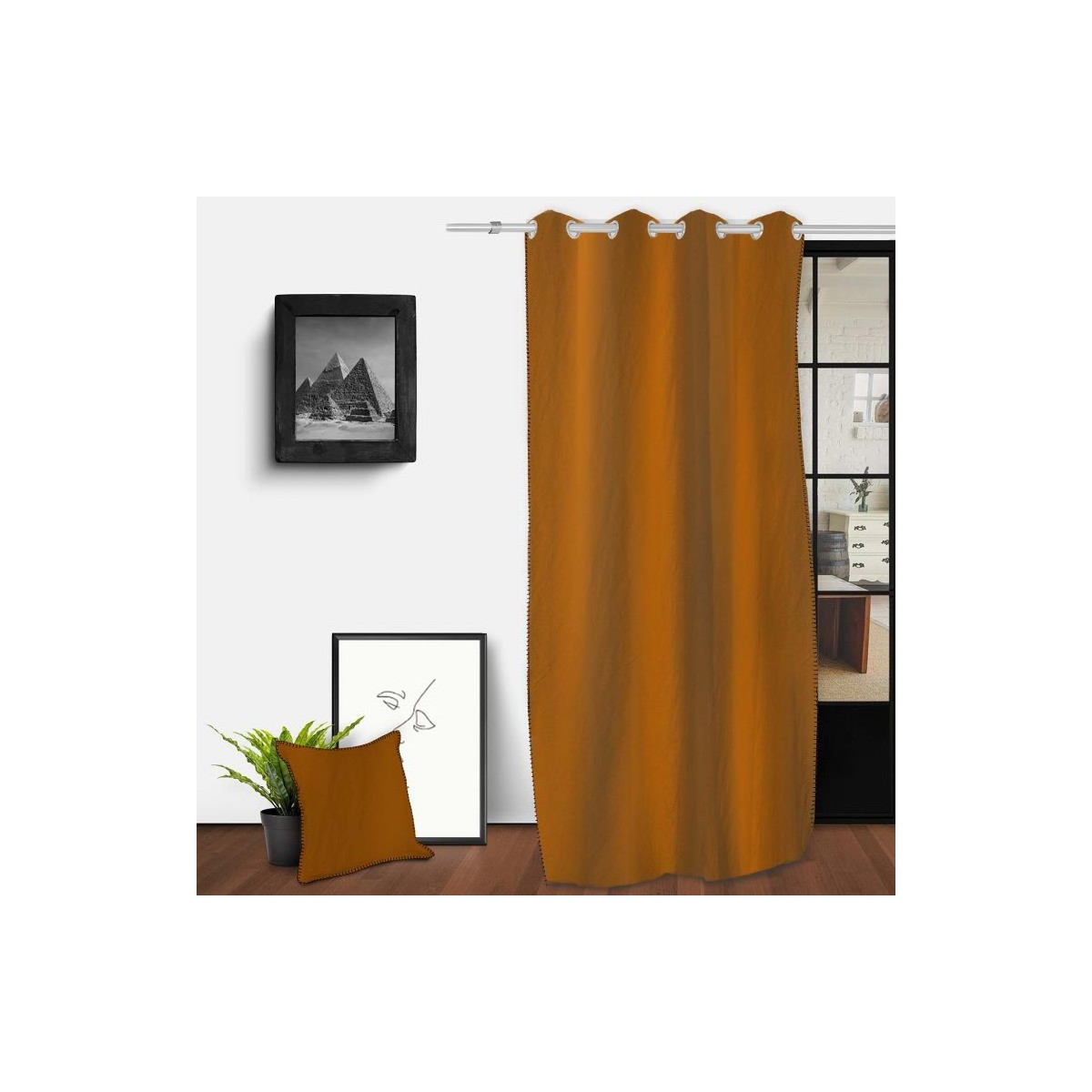 Soleil D'Ocre SPIRIT Curtains Yellow