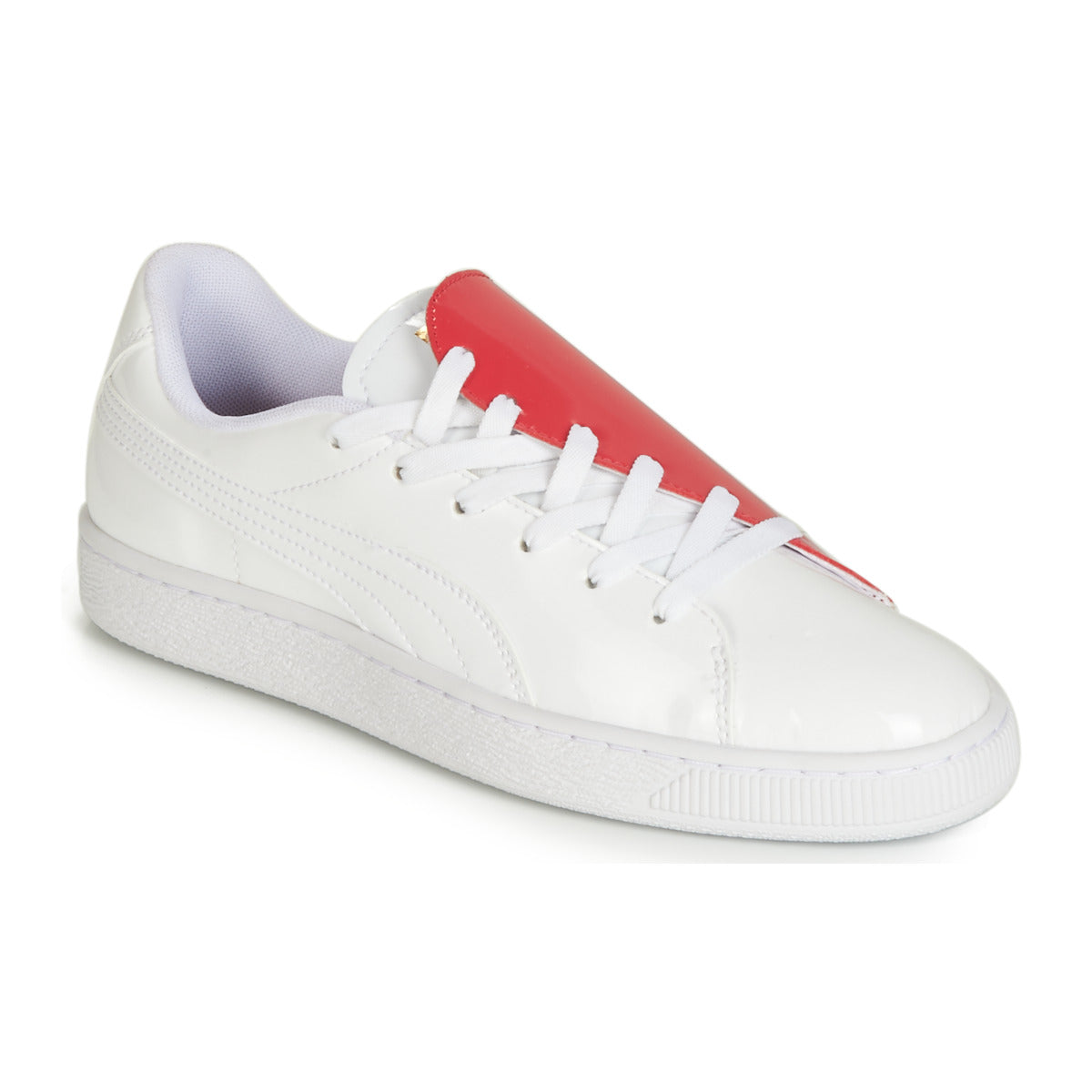 Sneakers basse donne Puma  WN BASKET CRUSH.WH-HIBISCU  Bianco 