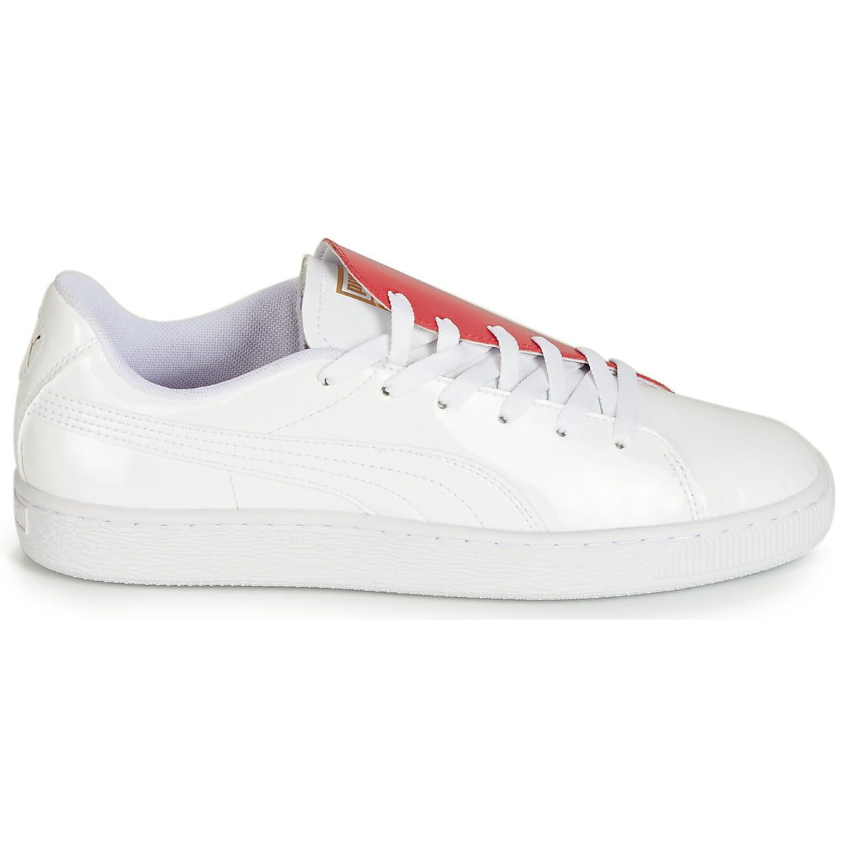 Sneakers basse donne Puma  WN BASKET CRUSH.WH-HIBISCU  Bianco 