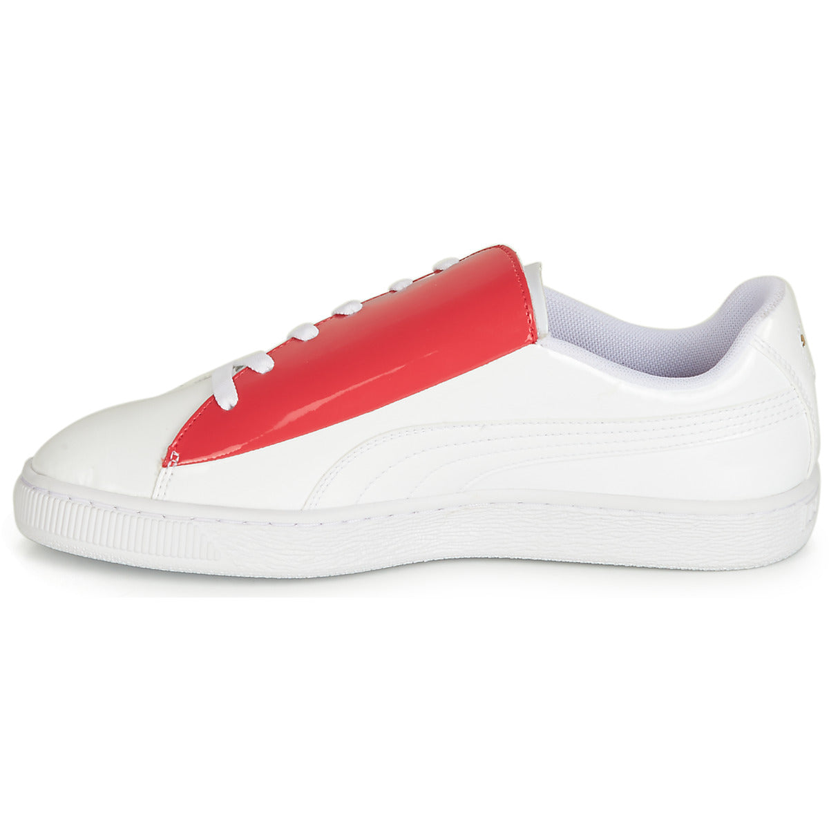 Sneakers basse donne Puma  WN BASKET CRUSH.WH-HIBISCU  Bianco 